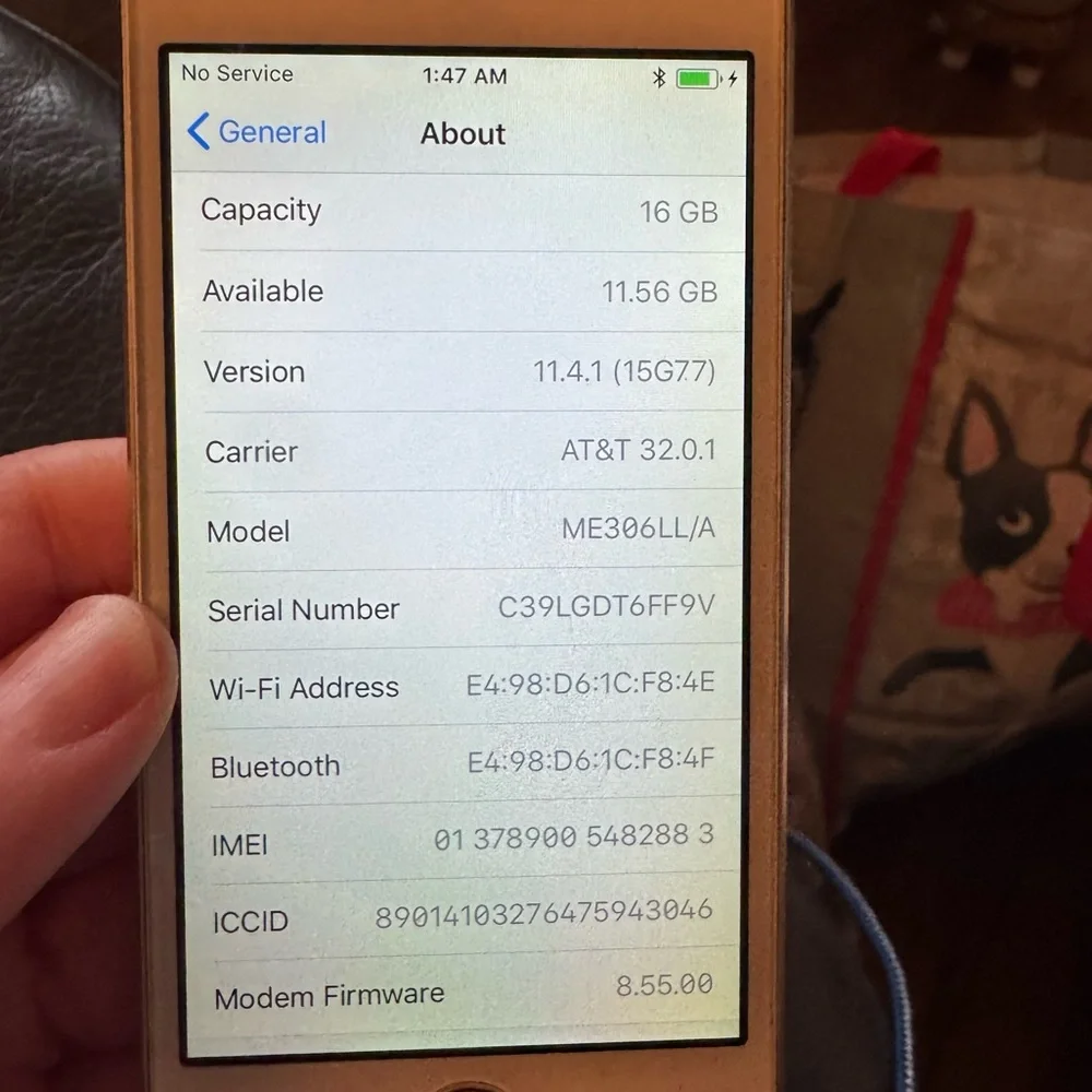 📱Apple iPhone 5s (16GB) Unlocked/AT&T📱Perfect Screen! + 🍎 sticker A1533